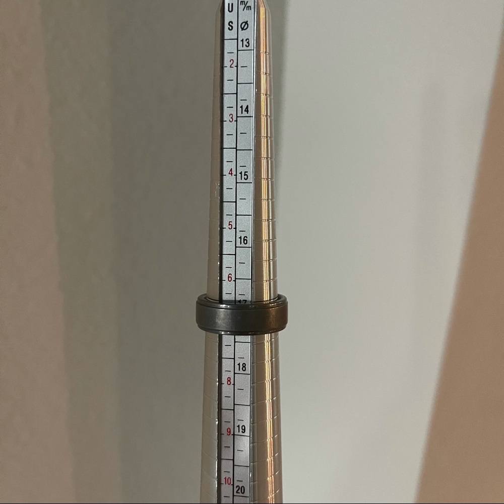 Tungsten Dark Gray Solid Ring - image 4